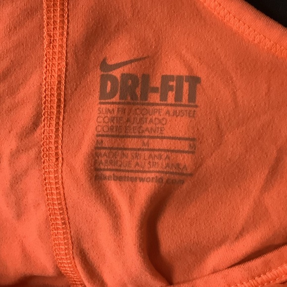 Nike Orange Slimfit Racerback Tanktop (size medium) - Picture 3 of 3